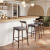 Tuzka Barstool Gray & Espresso