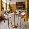 Bite Bar Table Beige & Gold