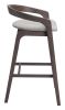 Troy Barstool Dove Gray & Espresso