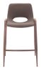 Desi Counter Stool Brown & Walnut
