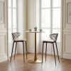 Silues Barstool Taupe & Brown