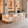 Zeal Counter Stool Light Gray & Beige