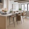 Silues Counter Stool Taupe & Brown