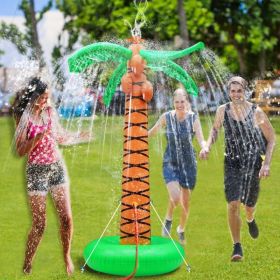 Inflatable Palm Tree Sprinkler Toy, Large Outdoor Water Spray Coconut Tree, Summer Backyard Water Toy For Children And Adults. (Option: As shown in the figure)