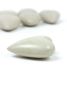 SET OF SIX HAND CARVED STONE HEARTS
