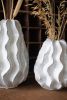 CERAMIC RUFFLE VASE