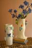 CERAMIC LOG VASE WITH COLORFUL BIRDS