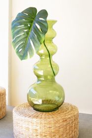 LARGE GLASS BUBBLE VASE (Option: GREENGreenRecycled Glass)