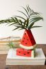 CERAMIC WATERMELON BUD VASE