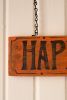 HAPPY HAUNTING BAT DOOR HANGER