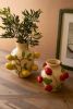 SMALL CERAMIC STRAWBERRIES VASE