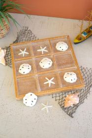 SEASIDE TIC TAC TOE (Option: MultiWood/Shell)