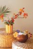 SET OF TWO CERAMIC COCKTAIL INSPIRED VASES