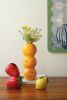 SET OF THREE CERAMIC BUD VASES