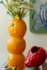 SET OF THREE CERAMIC BUD VASES