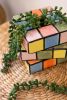 CERAMIC GAME CUBE BUD VASE