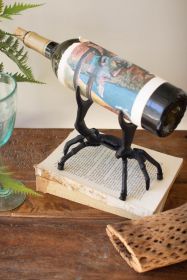 CAST IRON CRAB WINE BOTTLE HOLDER (Option: 1BlackCast Iron)