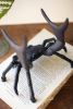 CAST IRON CRAB WINE BOTTLE HOLDER