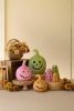 SET OF THREE COLORFUL CLAY GHOSTS