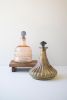 SET OF TWO GLASS DECANTERS