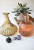 SET OF TWO GLASS DECANTERS