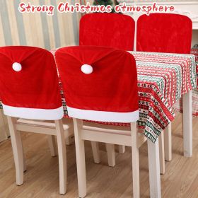 Christmas Chair Covers (size: 4pcs)