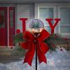 Christmas Garden Jesus Scene Decor, Solar Lighted Outdoor Nativity Set with 9 LED Lights