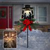 Christmas Garden Jesus Scene Decor, Solar Lighted Outdoor Nativity Set with 9 LED Lights