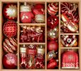 85ct Christmas Balls Ornaments Set, Colorful Shatterproof Plastic Christmas Tree Ornaments