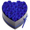 Forever Flowers, 27 Preserved Roses in a Heart Shape Box, Eternal Flowers Immortal Bouquet Birthday Present for Women Her Wife Mothers, Anniversary