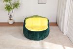 Oversized Bean Bag Chairs,Multicolor Faux Fur Couch Filled with Shredded Sponge,Large Lounger Sofa For Living Room,No Assembly Required