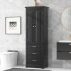 Tall Storage Cabinet with Three Drawers for Bathroom/Office