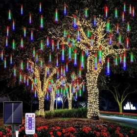 Outdoor Christmas lights, outdoor Halloween lights, LED meteor shower lights, suitable for Christmas, weddings, parties, festivals, gardens (Quantity: 1pcs)