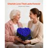 Forever Flowers, 27 Preserved Roses in a Heart Shape Box, Eternal Flowers Immortal Bouquet Birthday Present for Women Her Wife Mothers, Anniversary