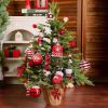 85ct Christmas Balls Ornaments Set, Colorful Shatterproof Plastic Christmas Tree Ornaments