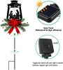 Christmas Garden Jesus Scene Decor, Solar Lighted Outdoor Nativity Set with 9 LED Lights