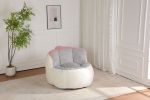 Oversized Bean Bag Chairs,Multicolor Faux Fur Couch Filled with Shredded Sponge,Large Lounger Sofa For Living Room,No Assembly Required