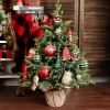 85ct Christmas Balls Ornaments Set, Colorful Shatterproof Plastic Christmas Tree Ornaments