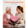 Forever Flowers, 27 Preserved Roses in a Heart Shape Box, Eternal Flowers Immortal Bouquet Birthday Present for Women Her Wife Mothers, Anniversary
