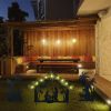 Christmas Garden Jesus Scene Decor, Solar Lighted Outdoor Nativity Set with 9 LED Lights