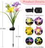 Solar Christmas Tree Outdoor Decor, Waterproof Solar Xmas Decorations Garden Stake Lights