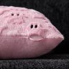 Halloween Pillow Covers 16x16 inch Set of 2 White Ghost Throw Pillow Cases Soft Plush Faux Fur Wool Couch Cushion Case for Chair Sofa Bedroom Living R
