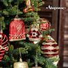 85ct Christmas Balls Ornaments Set, Colorful Shatterproof Plastic Christmas Tree Ornaments
