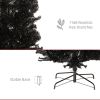 8ft Pencil Christmas Tree, Unlit Artificial Christmas Tree Slim Douglas Fir Xmas Tree with Realistic Branches, Halloween Tree with 1168 Tips