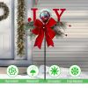 Christmas Garden Jesus Scene Decor, Solar Lighted Outdoor Nativity Set with 9 LED Lights