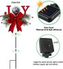 Christmas Garden Jesus Scene Decor, Solar Lighted Outdoor Nativity Set with 9 LED Lights
