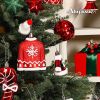 85ct Christmas Balls Ornaments Set, Colorful Shatterproof Plastic Christmas Tree Ornaments